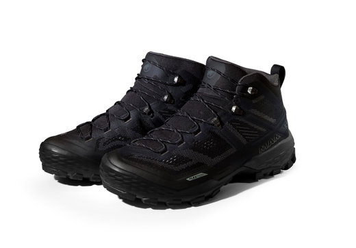 Mammut Wanderschuhe Ducan Mid GTX (Tagestouren, wasserdicht) schwarz Herren